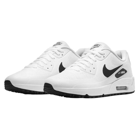 Size 13 Nike Air Max 90 G White Black Spikeless Mens Golf Shoes CU9978-101 main image 5